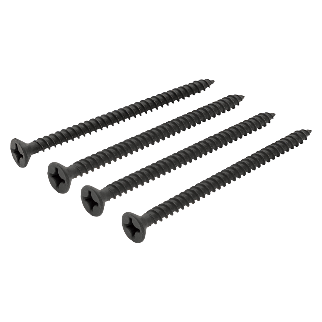 Deadbolt 3" Strike Screws for use with 83222/83223 Strike in Matte Black or Venetian Bronze Finish