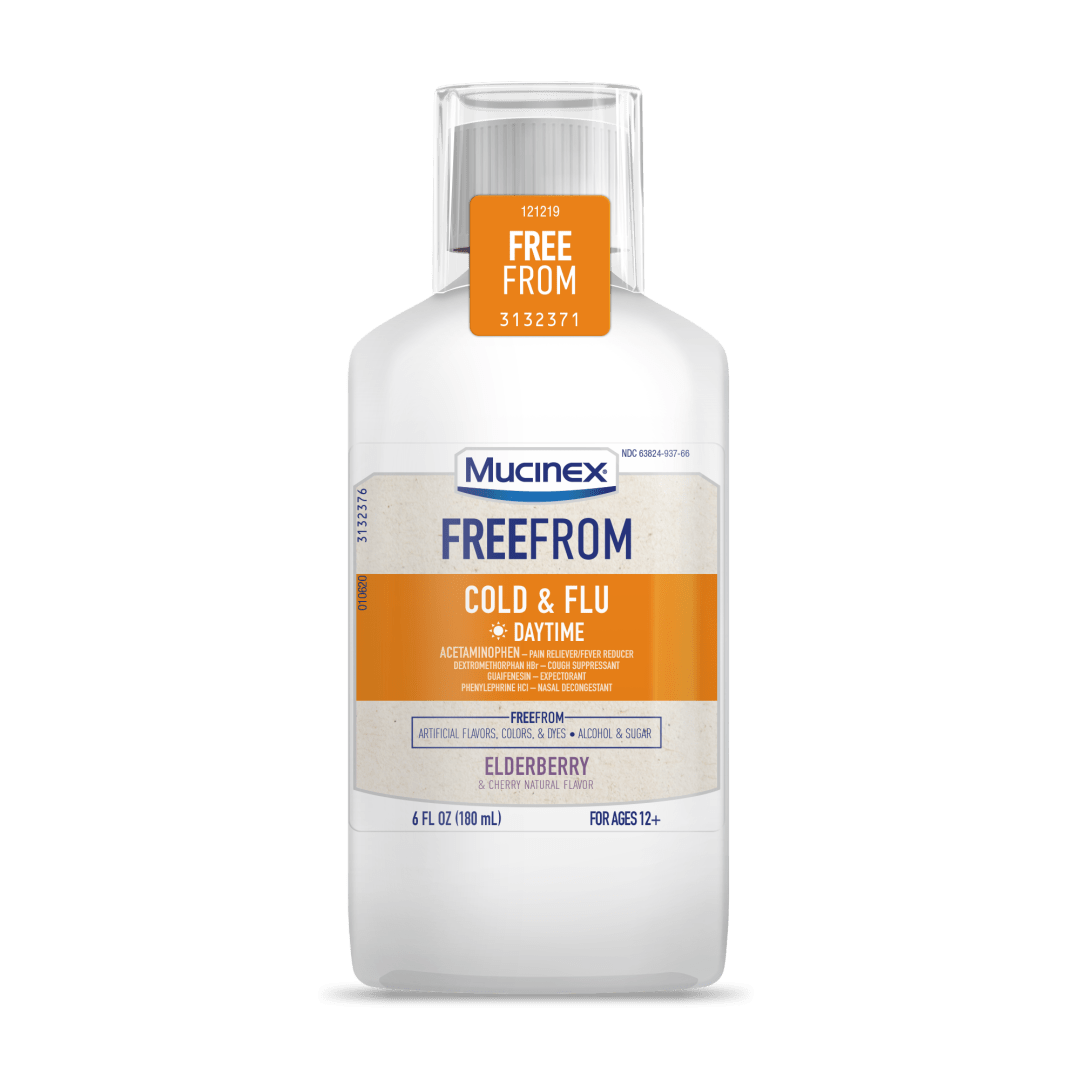 MUCINEX® Free From Cold and Flu Daytime 6/6 oz.