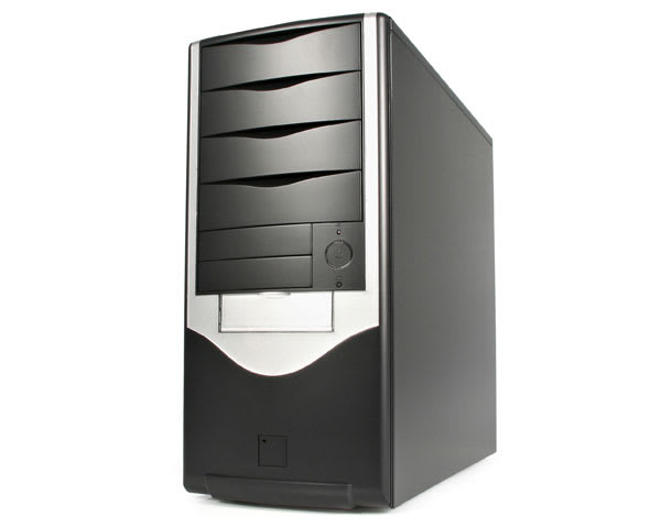 Black 8 Bay MidTower with Silent 450W ATX12v 2.01 PSU