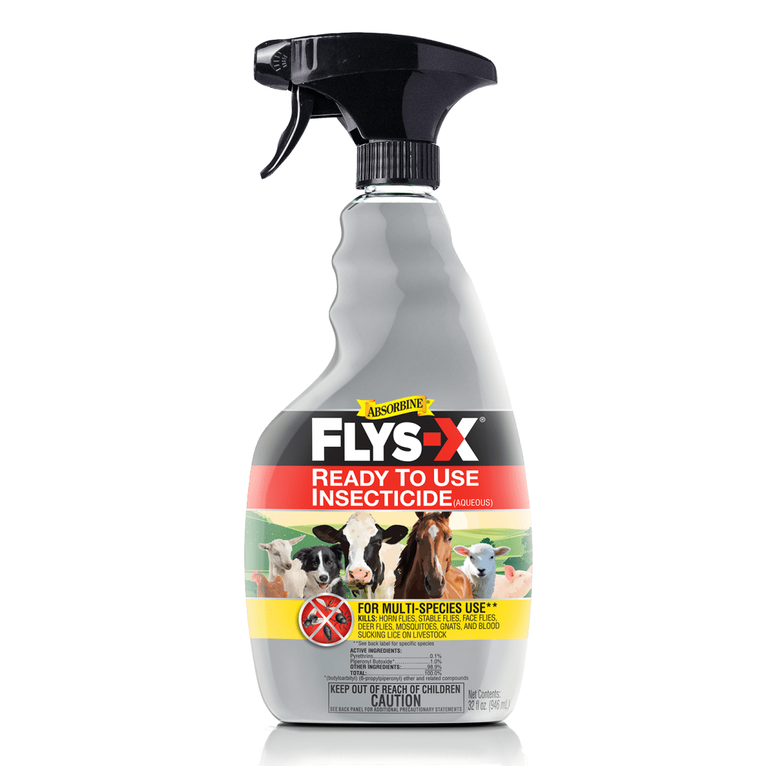 Flys-X® Insecticide & Repellent for Livestock 32 fl oz Spray Bottle