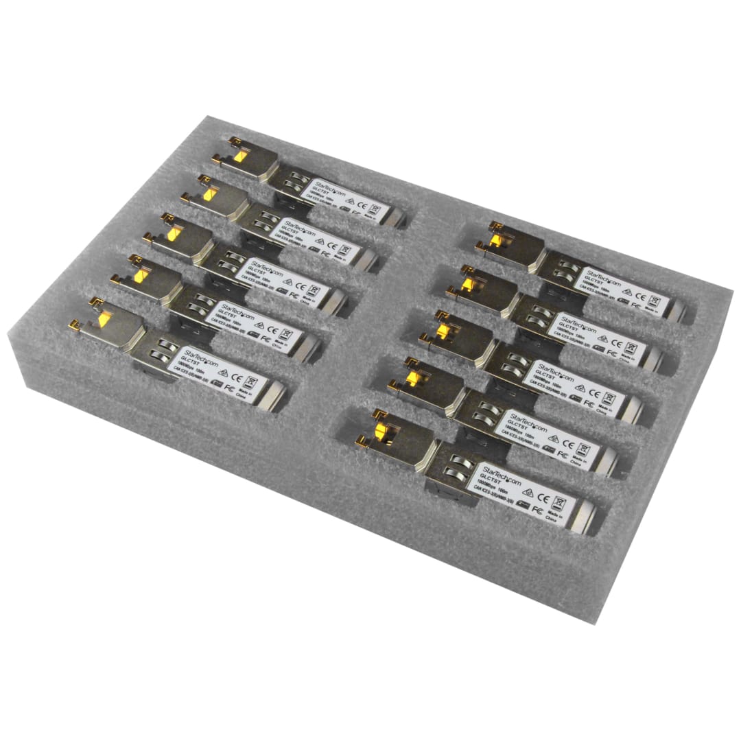 10 Pack - Gb RJ45 SFP - Cisco GLC-T Compatible
