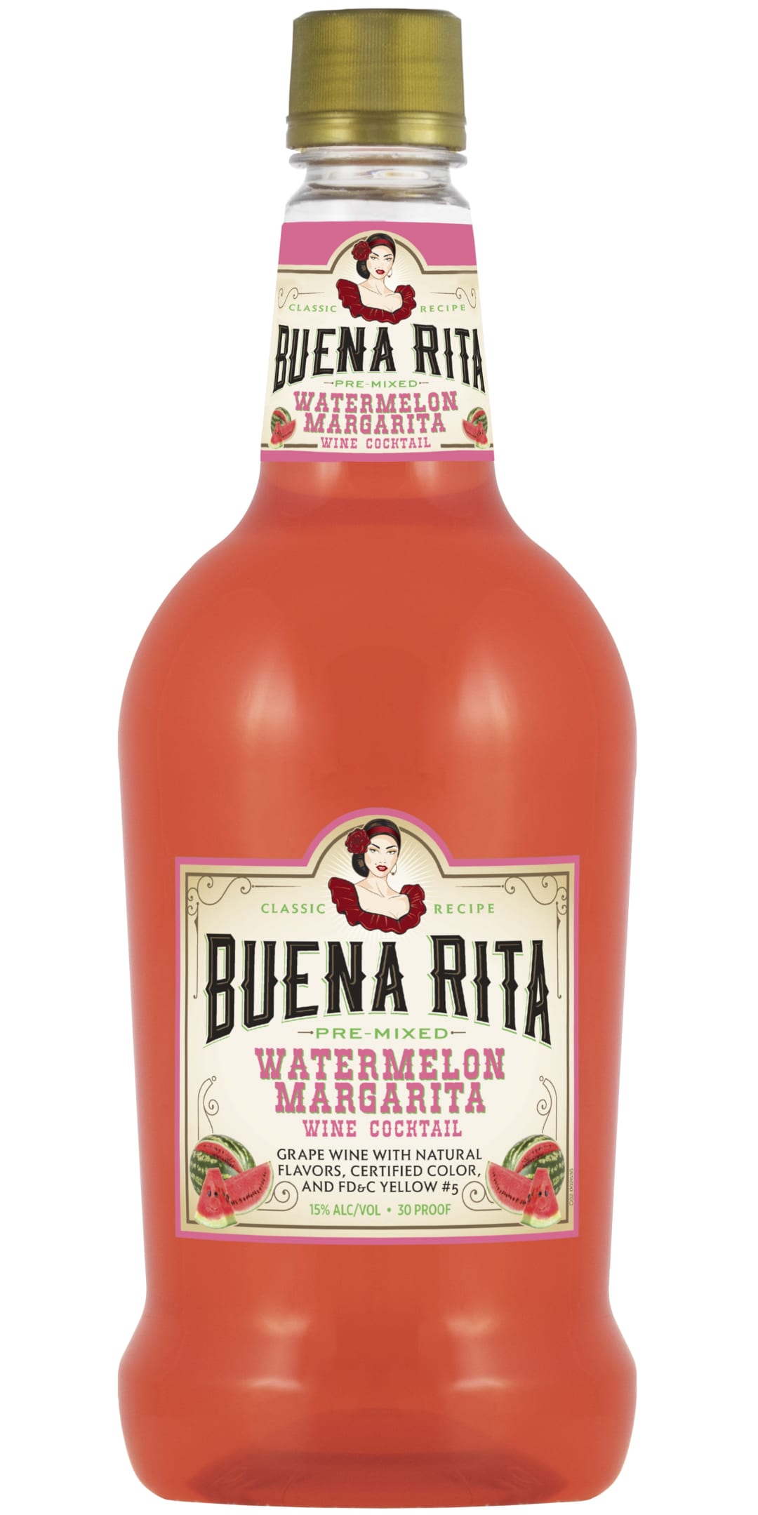 Buena Rita Watermelon Margarita 1.5l 30 Proof