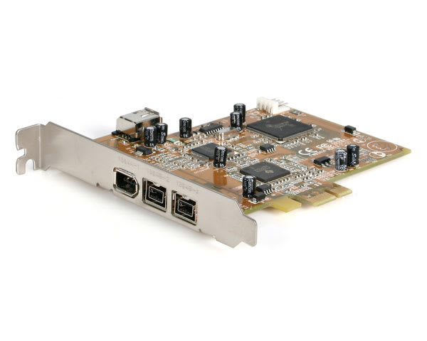 3 Port Firewire 800 PCI Express Card