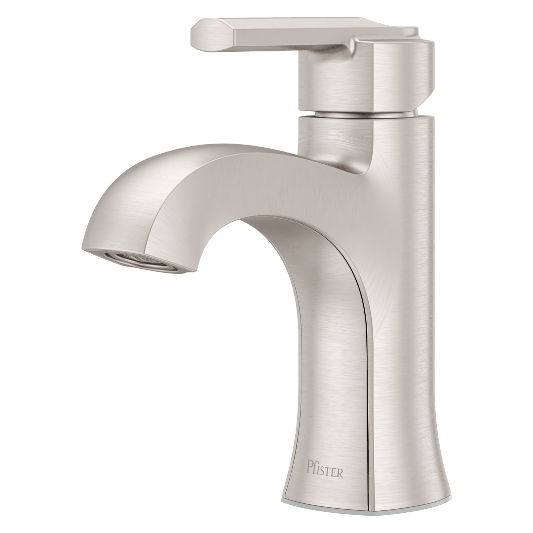 Vaneri Single Control 4" Centerset Bathroom Faucet in Spot Defense Brushed Nickel