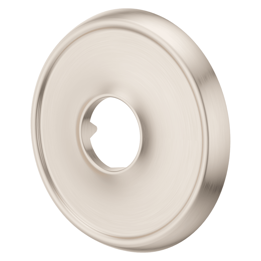 Transitional Round Shower Arm Flange in Brushed Nickel