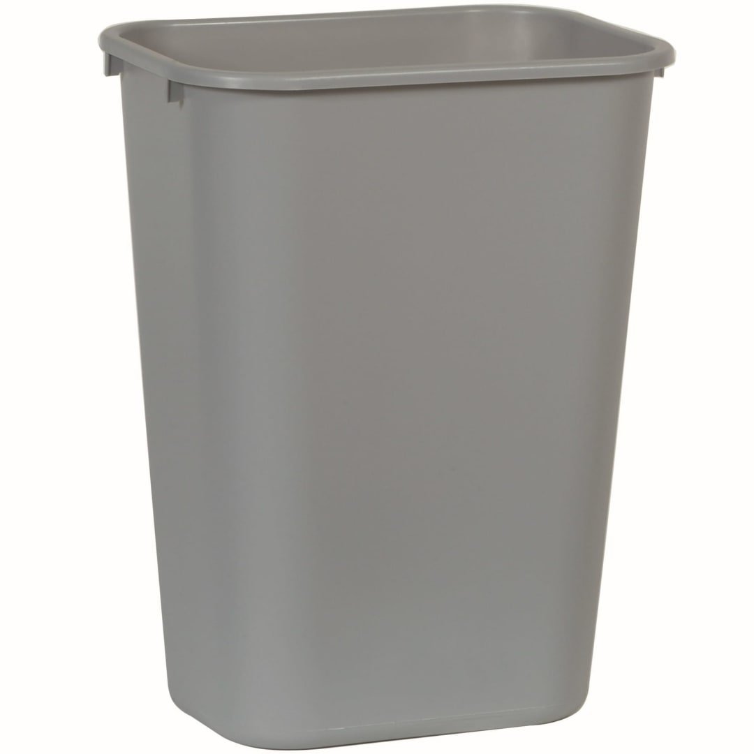 Rubbermaid Commercial Products 41Quart Black Wastebasket