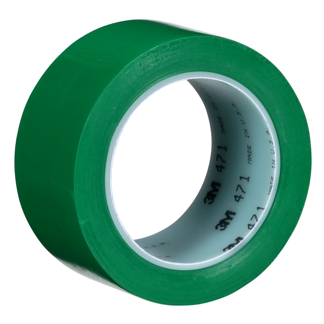 3M™ Vinil Bant 471, Yeşil, 50 mm x 33 m, 0.14 mm