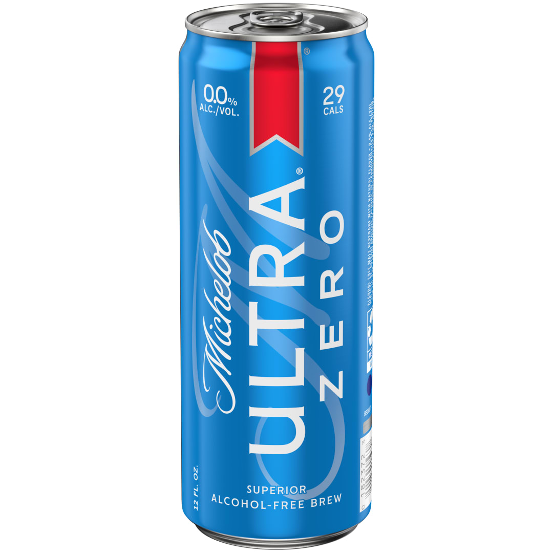 Michelob ULTRA ZERO Non-Alcoholic American Lager Beer 12 fl oz Can
