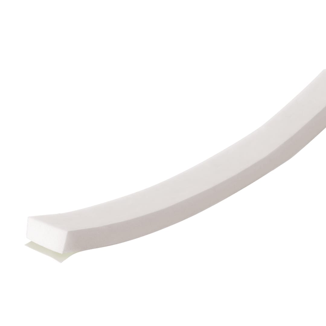 02733 - 3/16 in. x 3/8 in. x 17 ft. White Foam Window Seal for Small Gaps