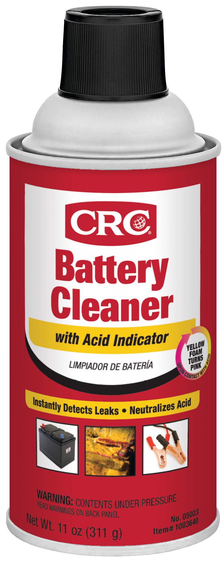 CRC Battery Cleaner with Acid Indicator 1X11OZ