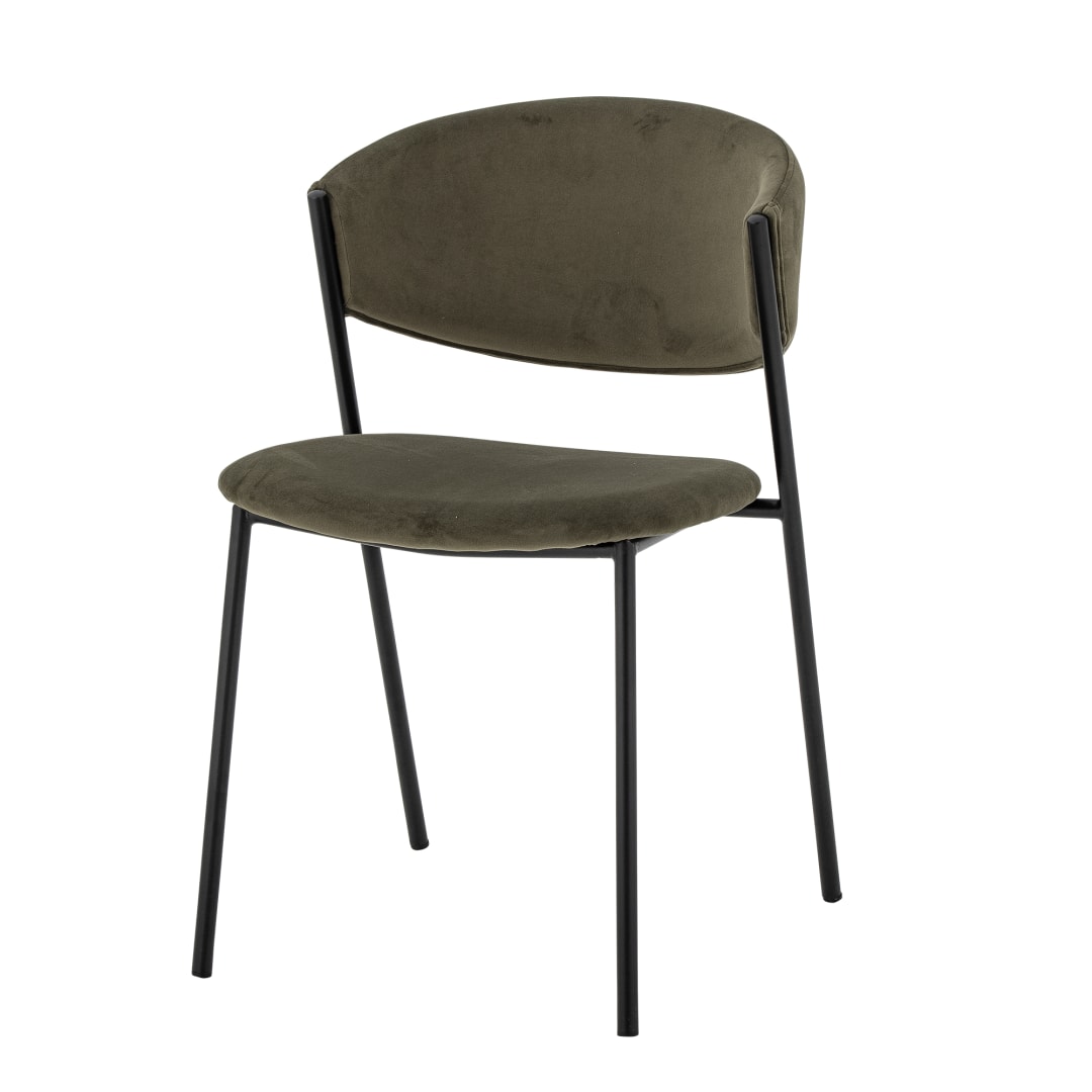 82064230 - Marlo Dining Chair, Green, Recycled Polyester STOCK: 230
