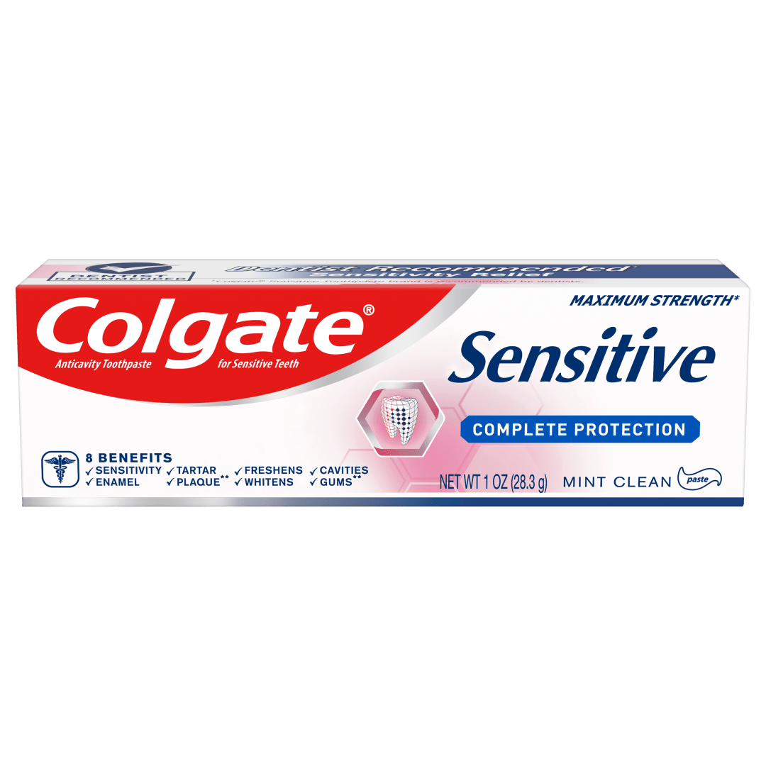 Colgate® Sensitive Complete Protection Toothpaste, Mint Clean, 1oz