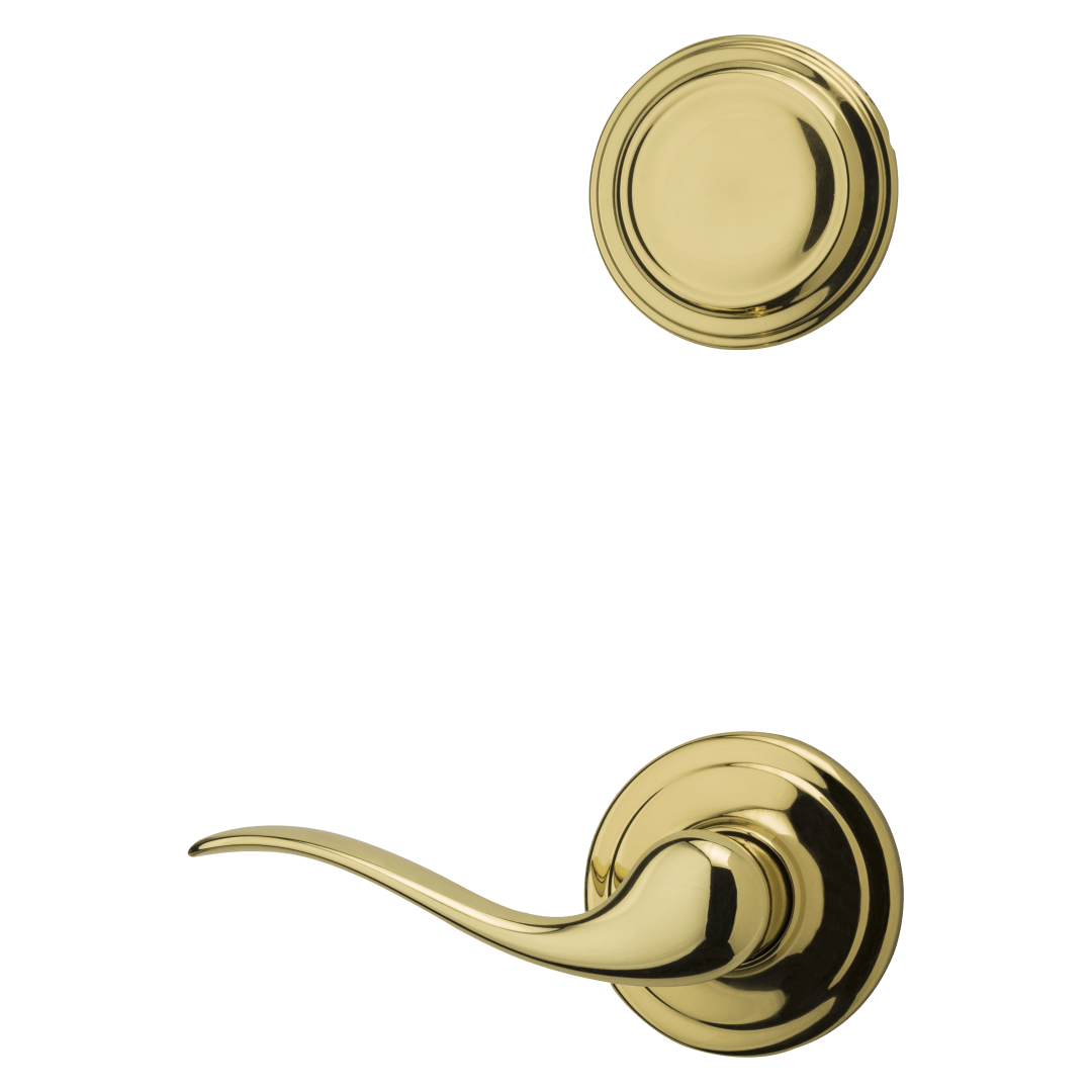 Tustin Interior Pack with Interior Lever in Polished Brass