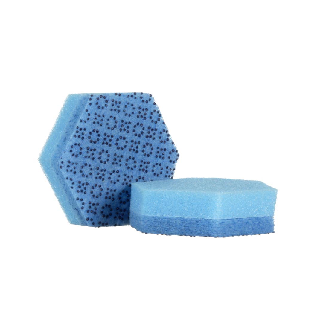 Scotch-Brite™ Anti-Kratz-Reinigungsschwamm 3001HEX, 4 Stück / Packung, 4 Packung / Karton