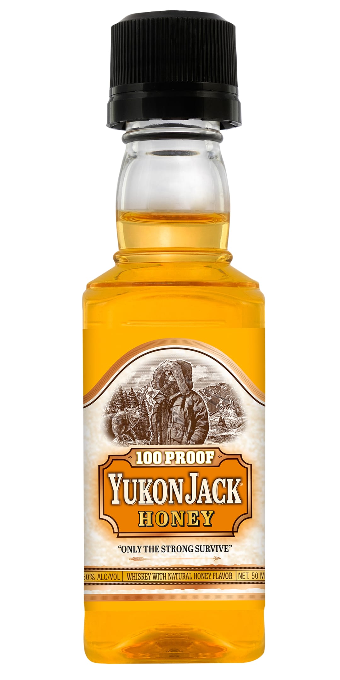 Yukon Jack Honey Whiskey 10 Pack 50ml 100 Proof