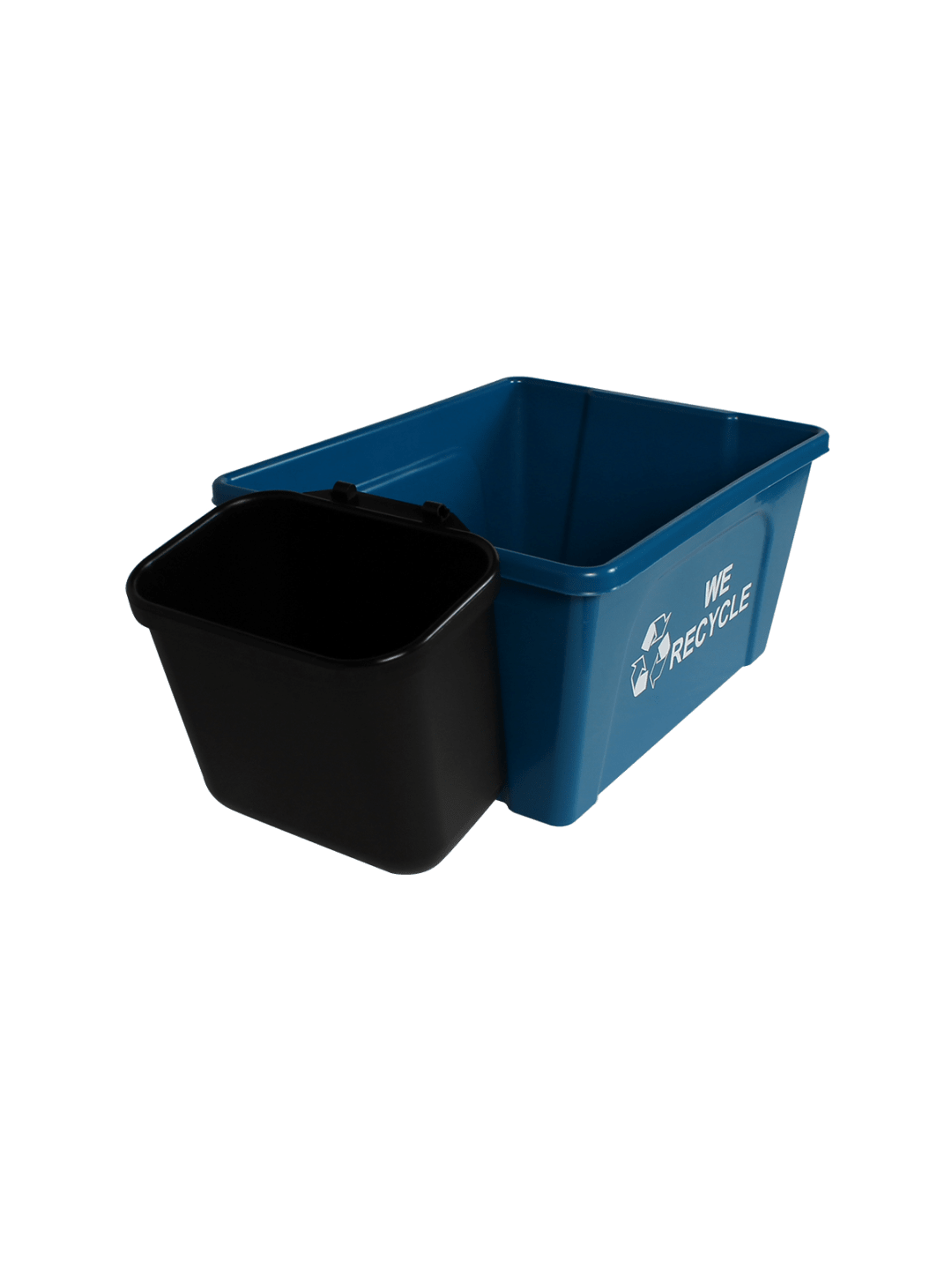  OFFICE COMBO - Double - Kit - Deskside - Mobius Loop-We Recycle - Blue-Black