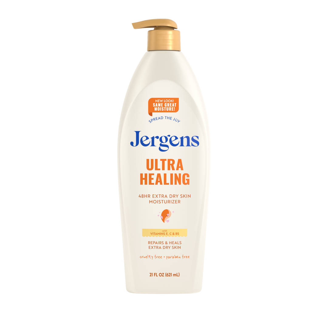Jergens Ultra Healing Body Lotion, Moisturizer for Dry Skin, 21 fl oz
