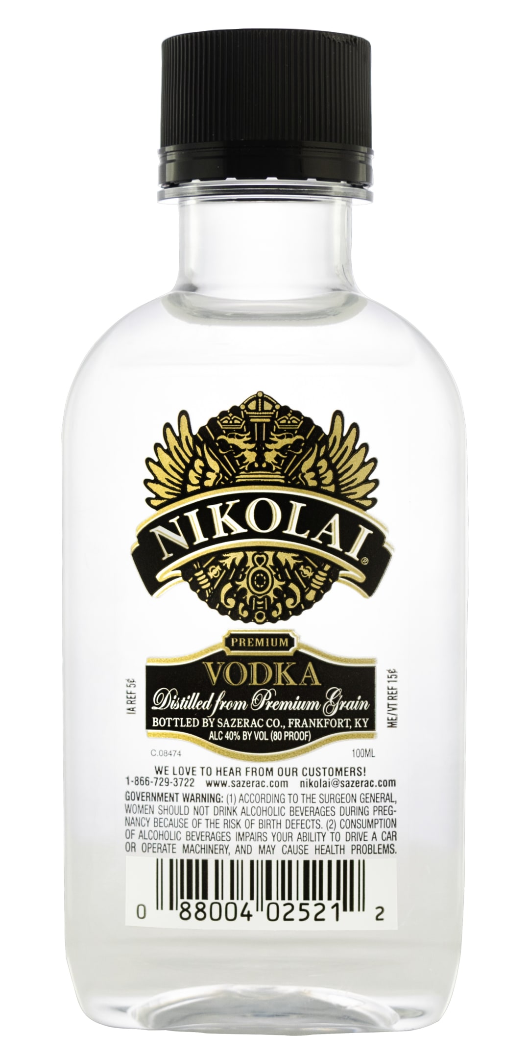 Nikolai Vodka 100ml 80 Proof