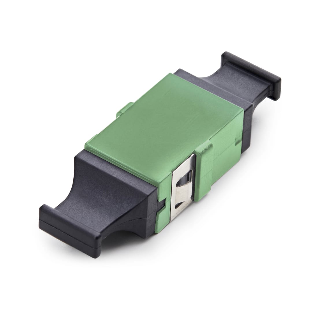 MPO/MTP SINGLEMODE APC FIBER OPTIC COUPLER - GREEN