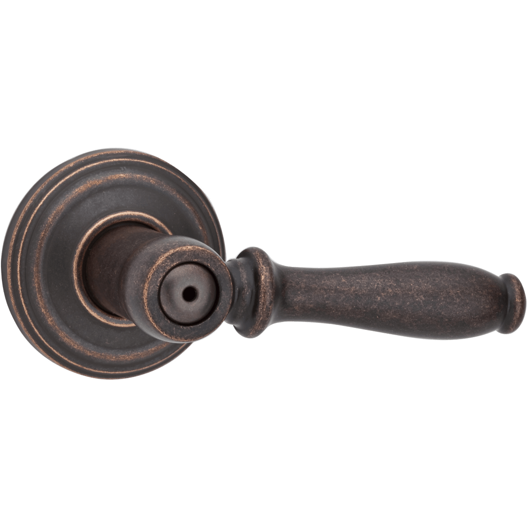 Ashfield Bed/Bath Lever in Rustic Bronze