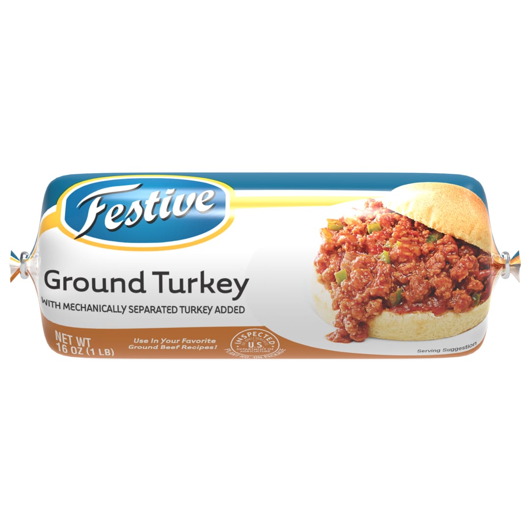 FESTIVE Ground Turkey w/ MST Frozen- 1lb