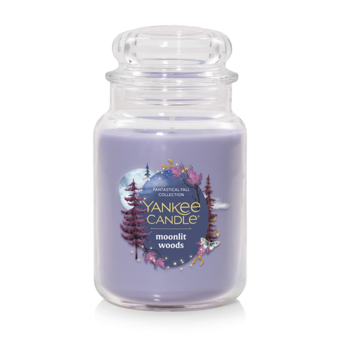 Yankee Candle Moonlit Woods Original Large Jar Scented Candles, 22 oz