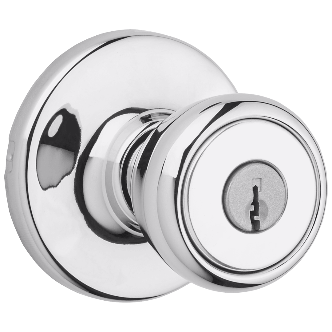 Tylo Keyed Entry Doorknob in Polished Chrome