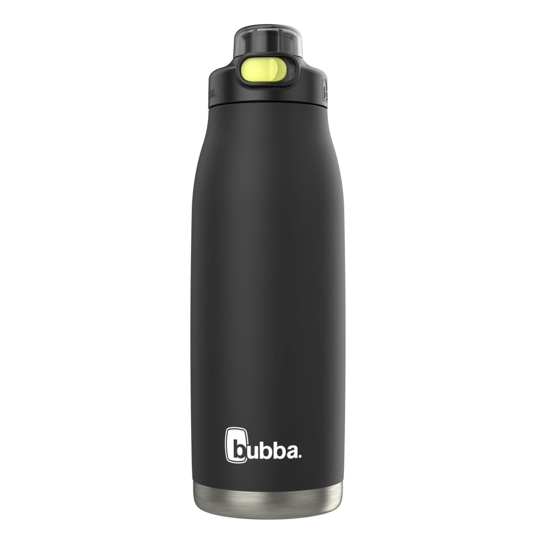 bubba® Radiant Stainless Steel Water Bottle with Push-Button Chug Lid 32oz., Rubberized