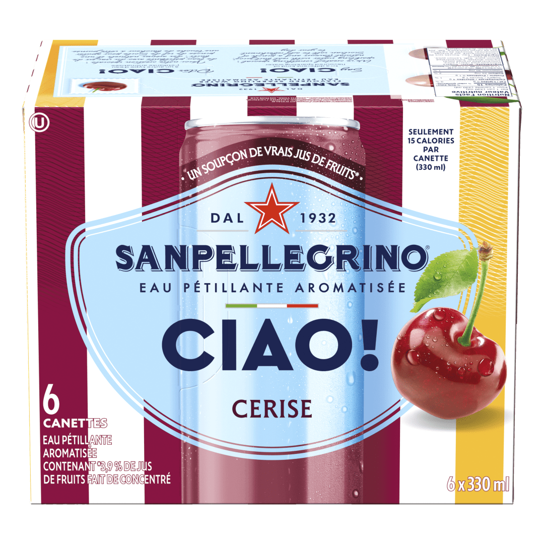 SPE CIAO!CherryCanFrPk130(4(6x330ml))CA