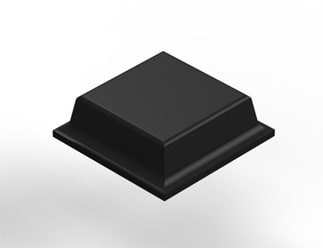 3M™ Bumpon™ Produtos Protetores SJ6122 Preto, 3000/caixa