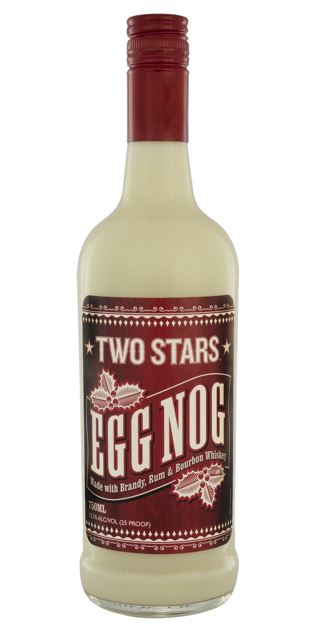 Two Stars Egg Nog 750ml 25 Proof