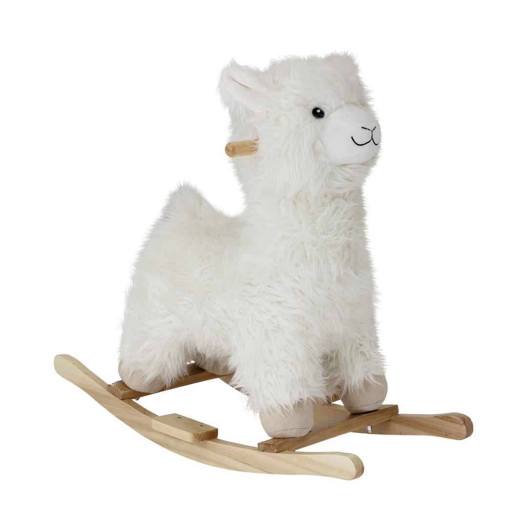 82046235 - Kinto Rocking Toy, Lama, White, Polyester STOCK: 300