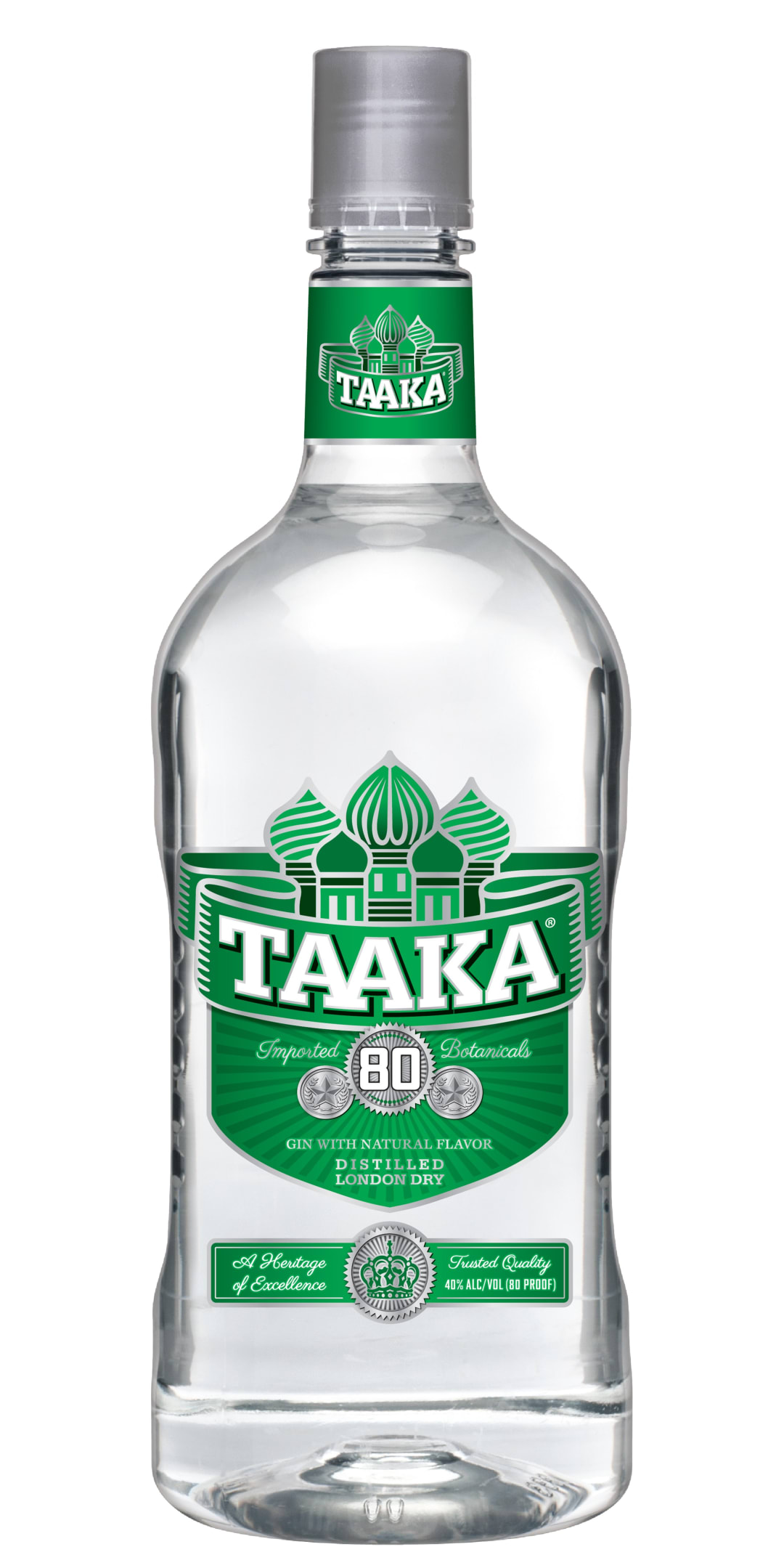 Taaka Gin 1.75l Plastic Bottle 80 Proof
