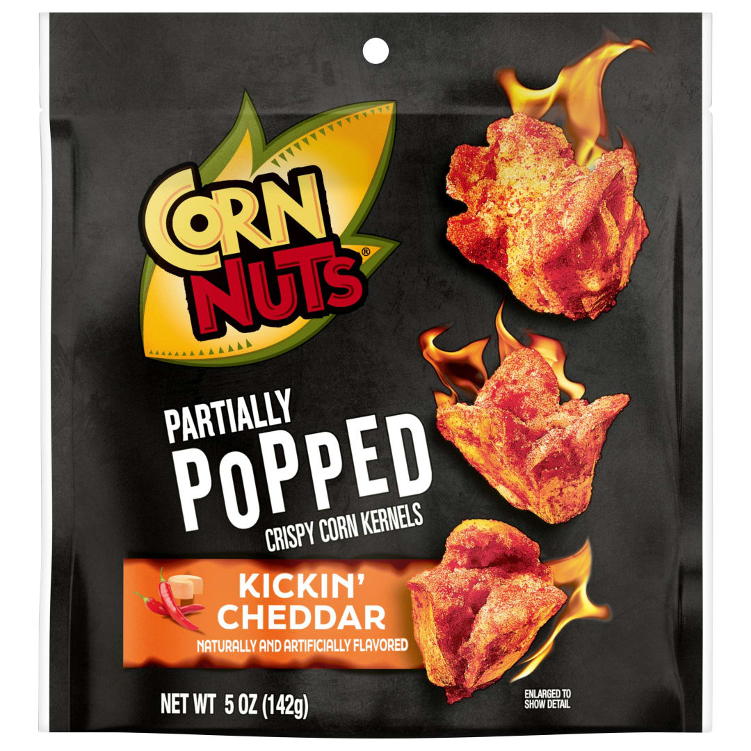 Corn Nuts Partially Popped Kickin Cheddar 5oz