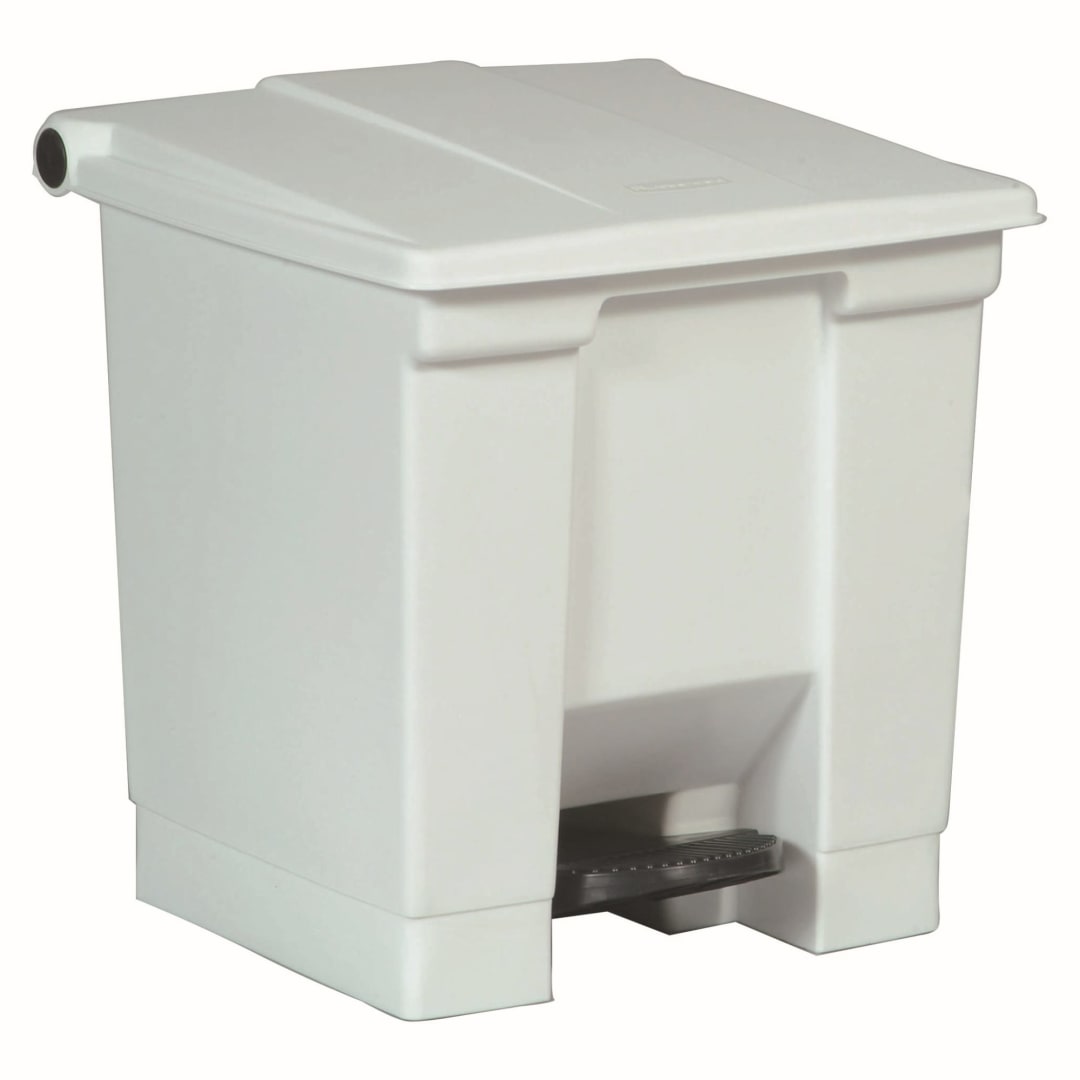 Step On Container 8 Gal White
