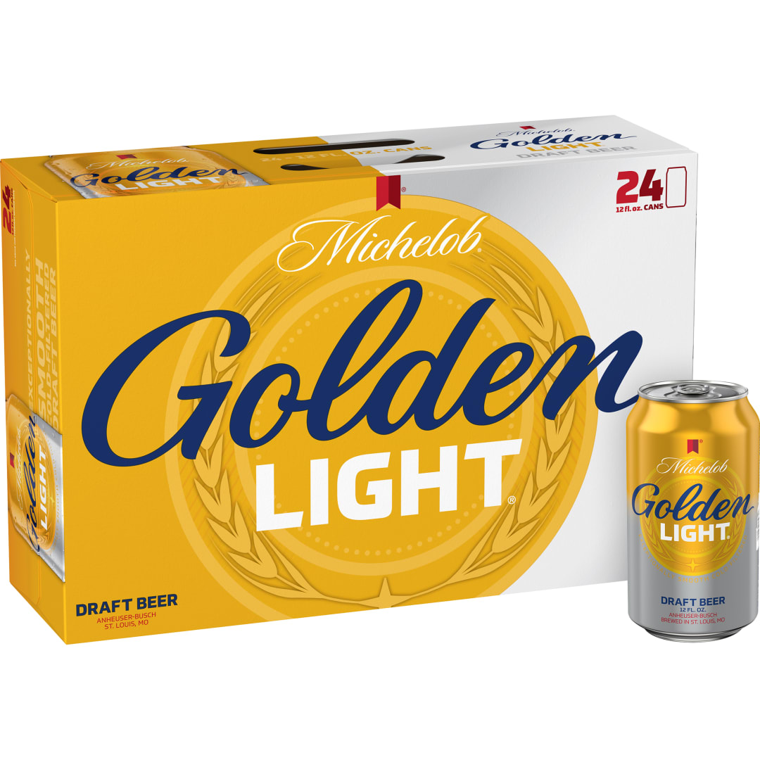 Michelob Golden Draft Light 24x12 oz Can Suitcase CARRIER