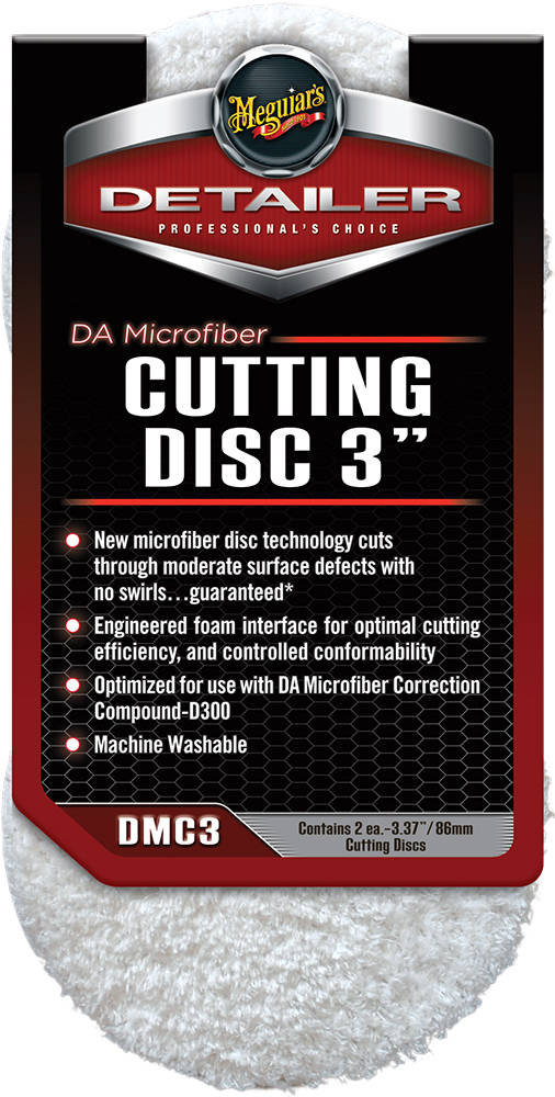 Boina de Microfibra com Sistema de Dupla Ação Meguiar's® DMC3, 3 pol. (76.2 mm), 2 pacotes