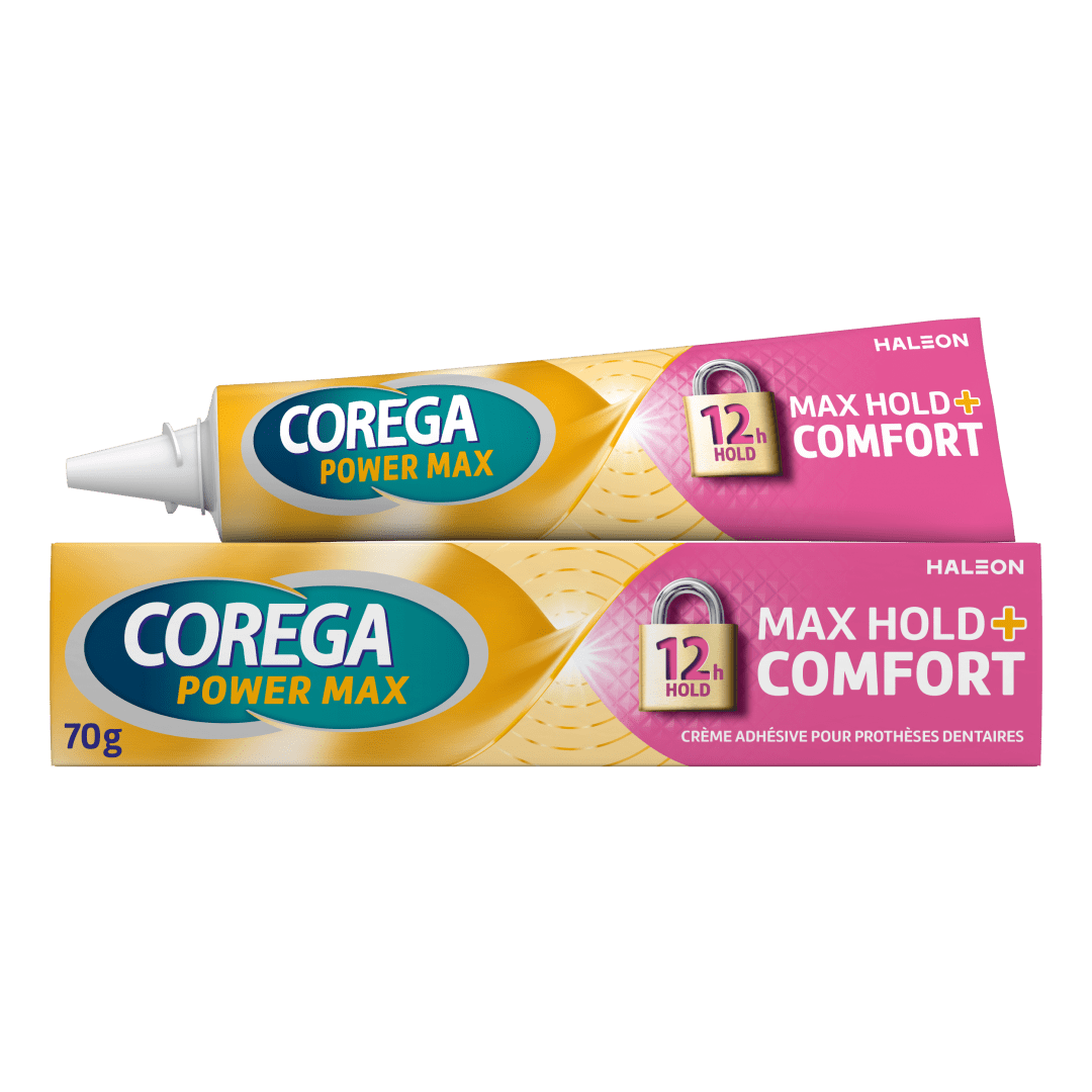 Corega Max Hold + Comfort adhésif dentaire 70g