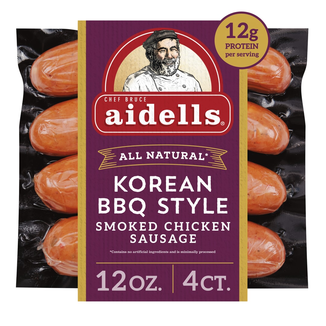 Aidells Korean BBQ Style Smoked Chicken Sausage, 4 ct