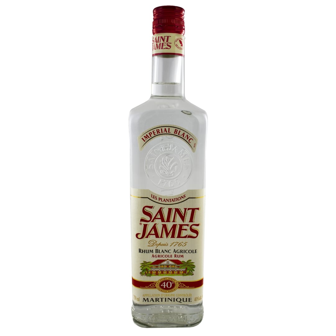 Saint James Rhum Blanc Agricole Rum 750ml 80 Proof