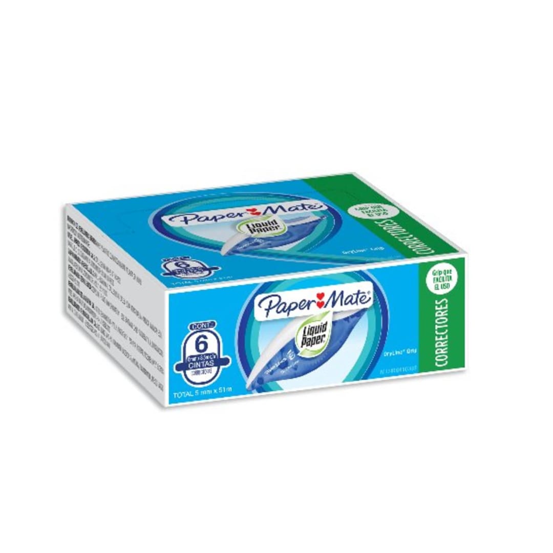 Paper Mate® Liquid Paper DryLine Grip Correction Tape