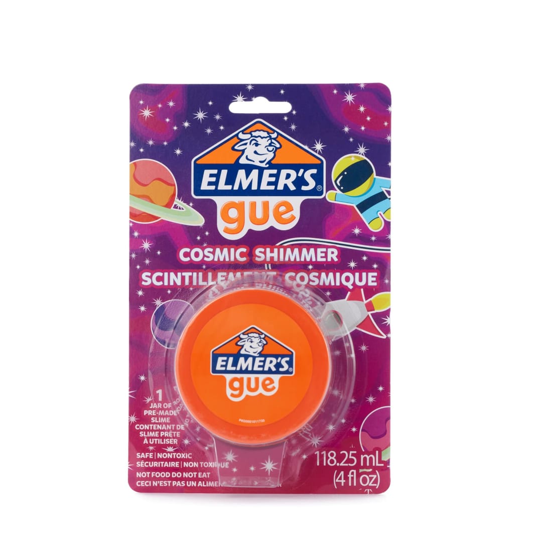 Elmer's Gue Premade Slime, Cosmic Shimmer Glitter Slime, Purple and Blue, 1 Count