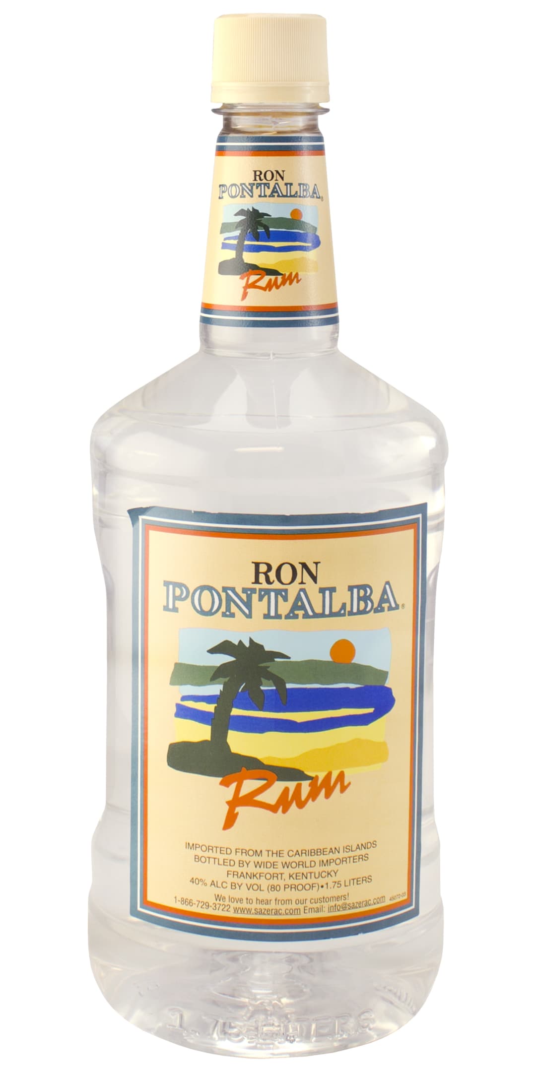 Ron Pontalba Rum 1.75l 80 Proof