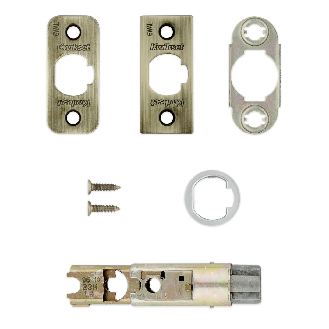 6-Way Adjustable Deadlatch for Antique Brass Finish