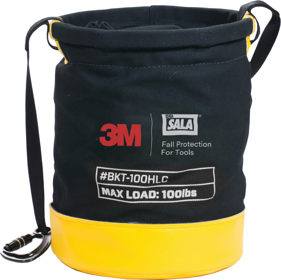 3M™ DBI-SALA® Fall Protection for Tools, Safe Bucket, 45.4 kg Load Rated, Drawstring, Canvas, 1500133