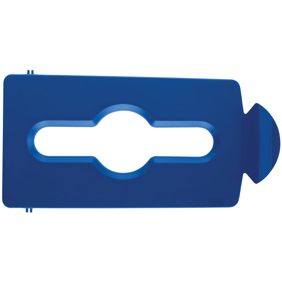 Slim Jim® Recycling Station Mixed Recycling Lid Blue