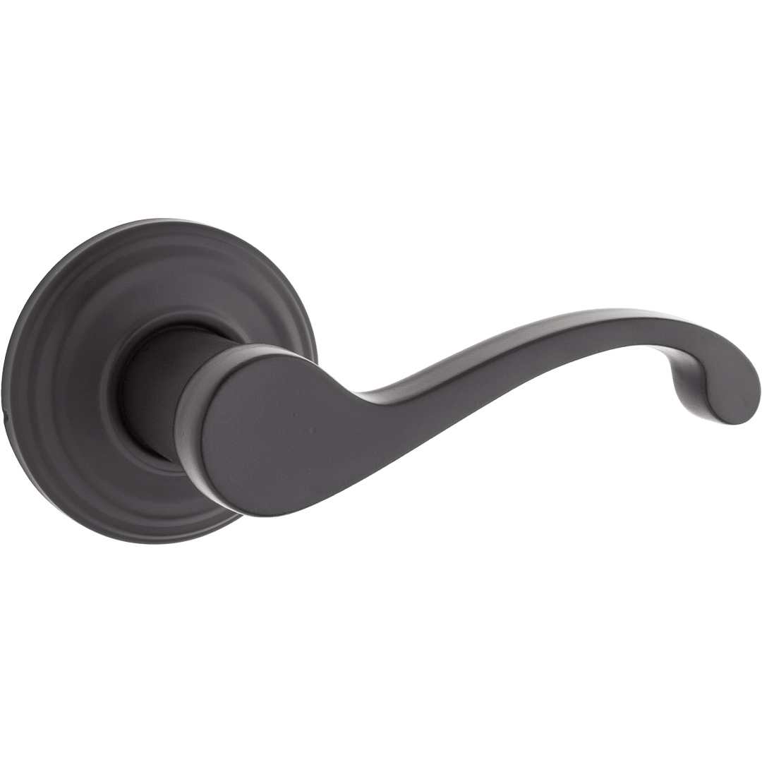 Commonwealth Hall/Closet Lever in Matte Black