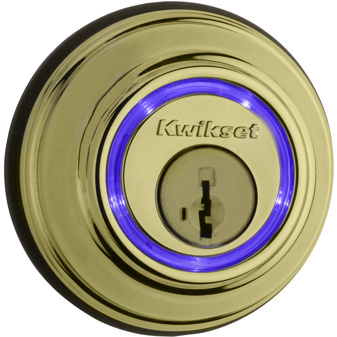 Kevo Touch-to-Open Smart Lock, 2nd Gen featuring SmartKey Security™ in Lifetime Polished Brass