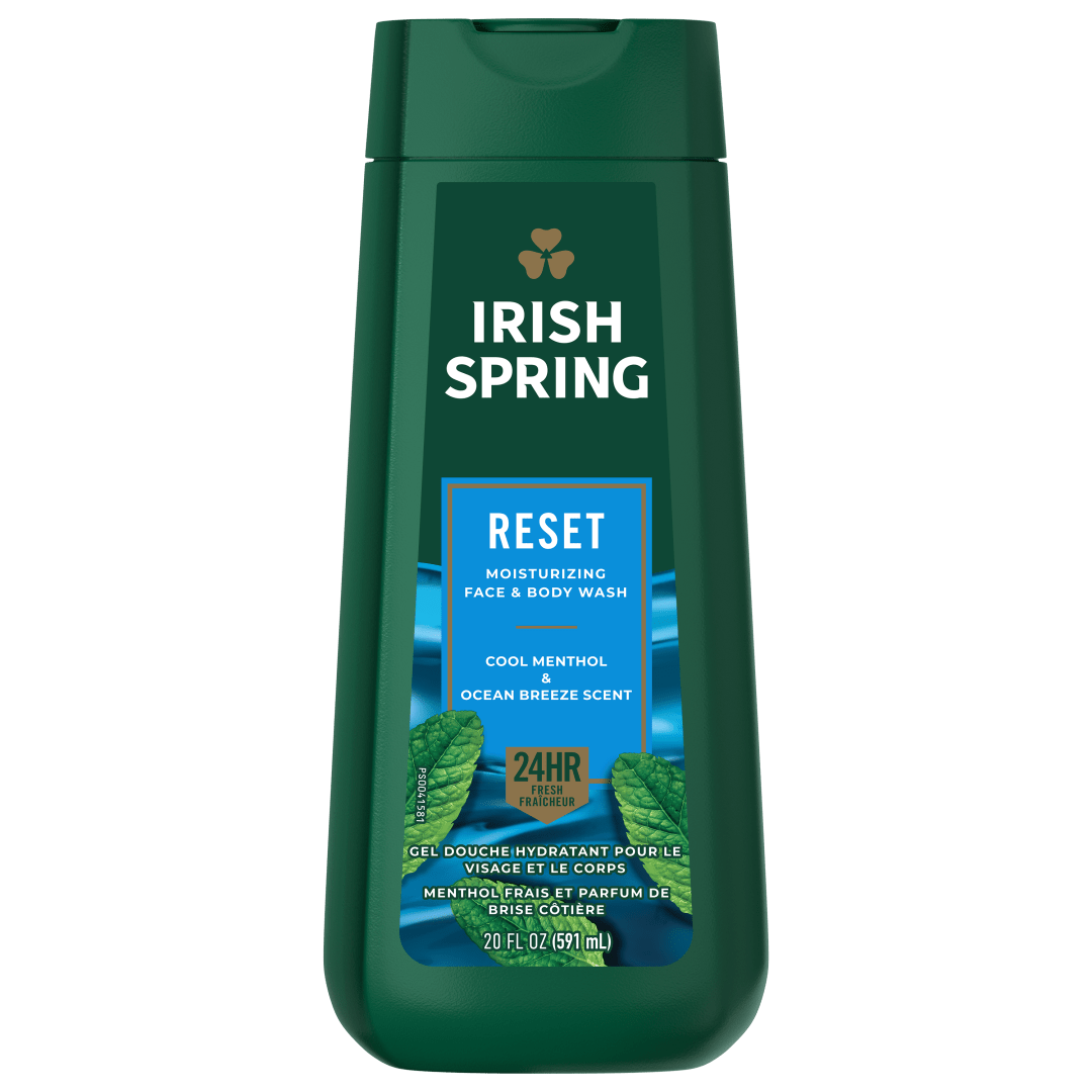 Irish Spring Body Wash, Reset, 20 Ounce Bottle