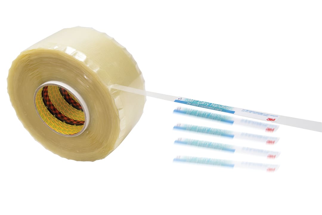 3M™ Carry Handle Tape 8346, Transparent, 25 mm x 800 m